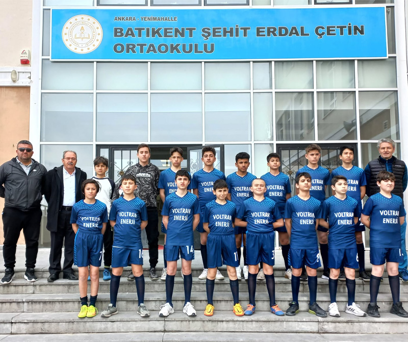 Elektrik Dünyası Dergisi, Haber, Voltran, Batıkent Şehit Erdal Çetin Ortaokulu Öğrencilerine Futbol Turnuvasında Voltran Desteği 