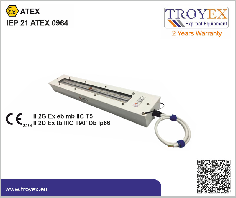 Elektrik Dünyası Dergisi, Haber, Exproof, Exproof’un En Şık Tasarımı: Troyex Lineer Led Armatür 